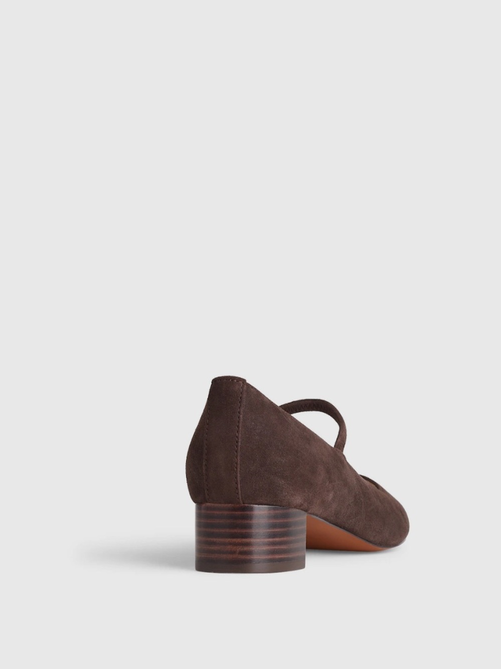 NEW Madewell The Greta Pump in Dark Roast Suede NX093 $138 size 8 - Picture 3 of 13